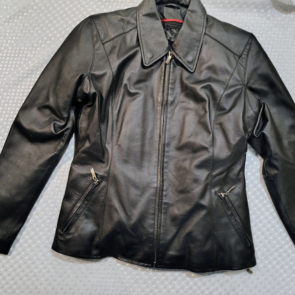 Womens Leather Jacket Ciro Citterio Size M